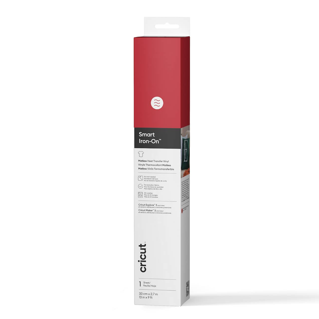 6 Pack: Cricut® Smart Iron-On™ Heat-Transfer Vinyl, Red